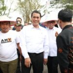 Menteri Pertanian RI Andi Amran Sulaiman saat berkunjung di Pringsewu, Lampung